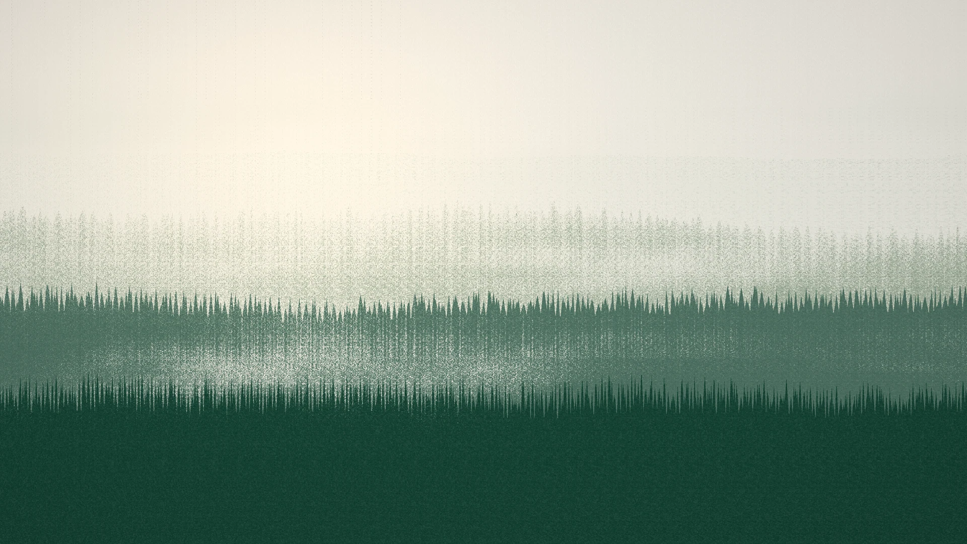 the edge of a forest, in paper and ink